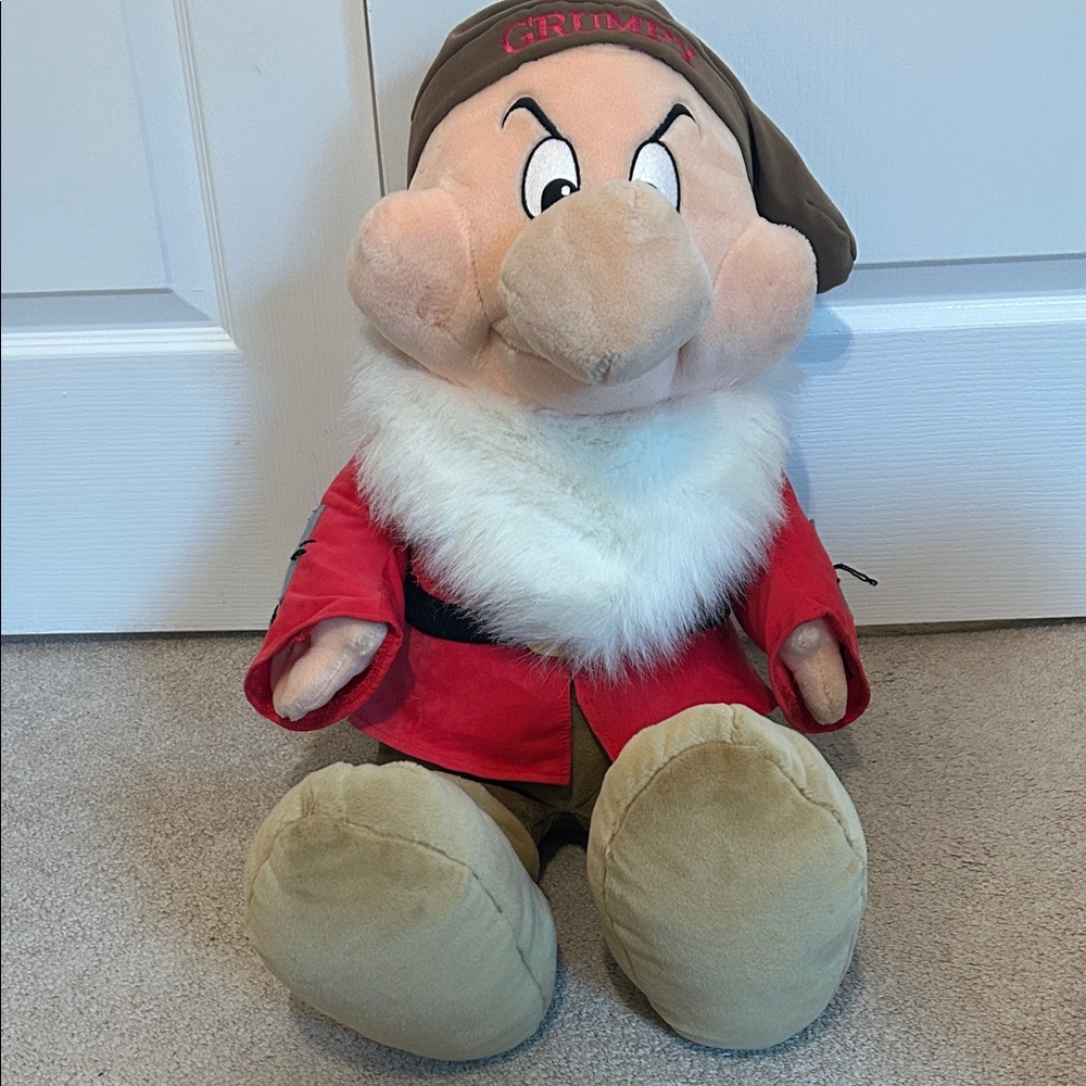 DISNEY STORE 25” GRUMPY SNOW WHITE & THE SEVEN DWARFS PLUSH JUMBO LARGE